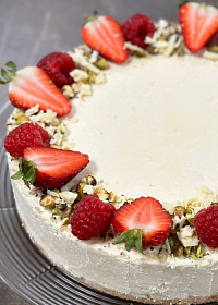 Cheesecake bílá čokoláda