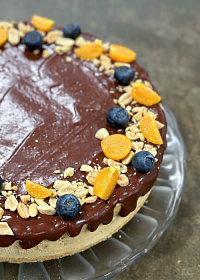 Cheesecake burákové máslo