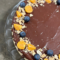 Cheesecake burákové máslo