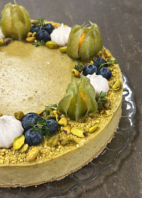 Cheesecake pistácie