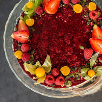 Cheesecake malina - vanilka