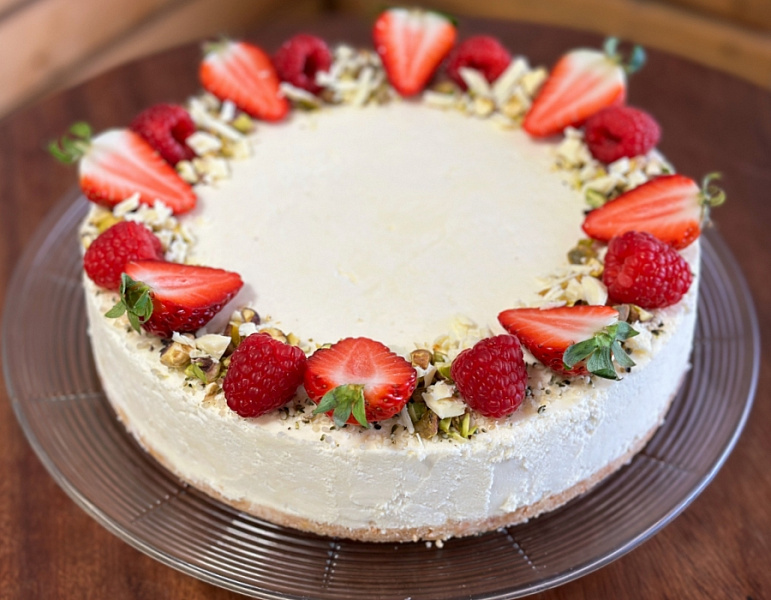 Cheesecake bílá čokoláda