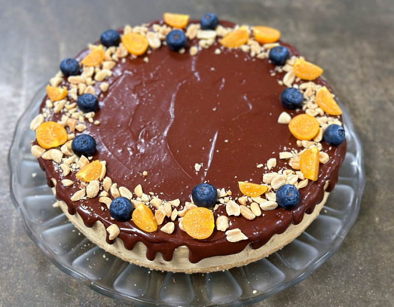 Cheesecake burákové máslo