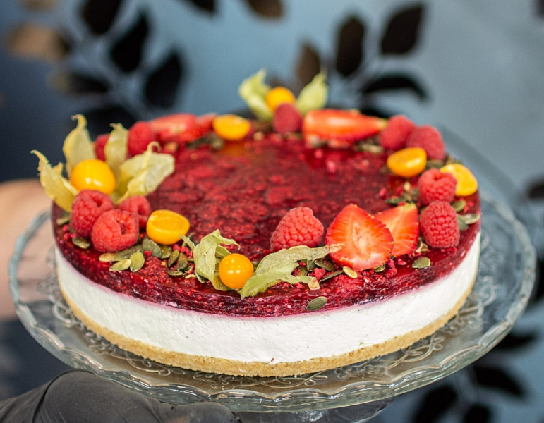 Cheesecake malina - vanilka